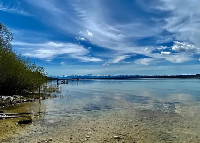 Ammersee Traum Von Bett Und Terrasse 別荘 ヘルシング・アム・アンマーゼー